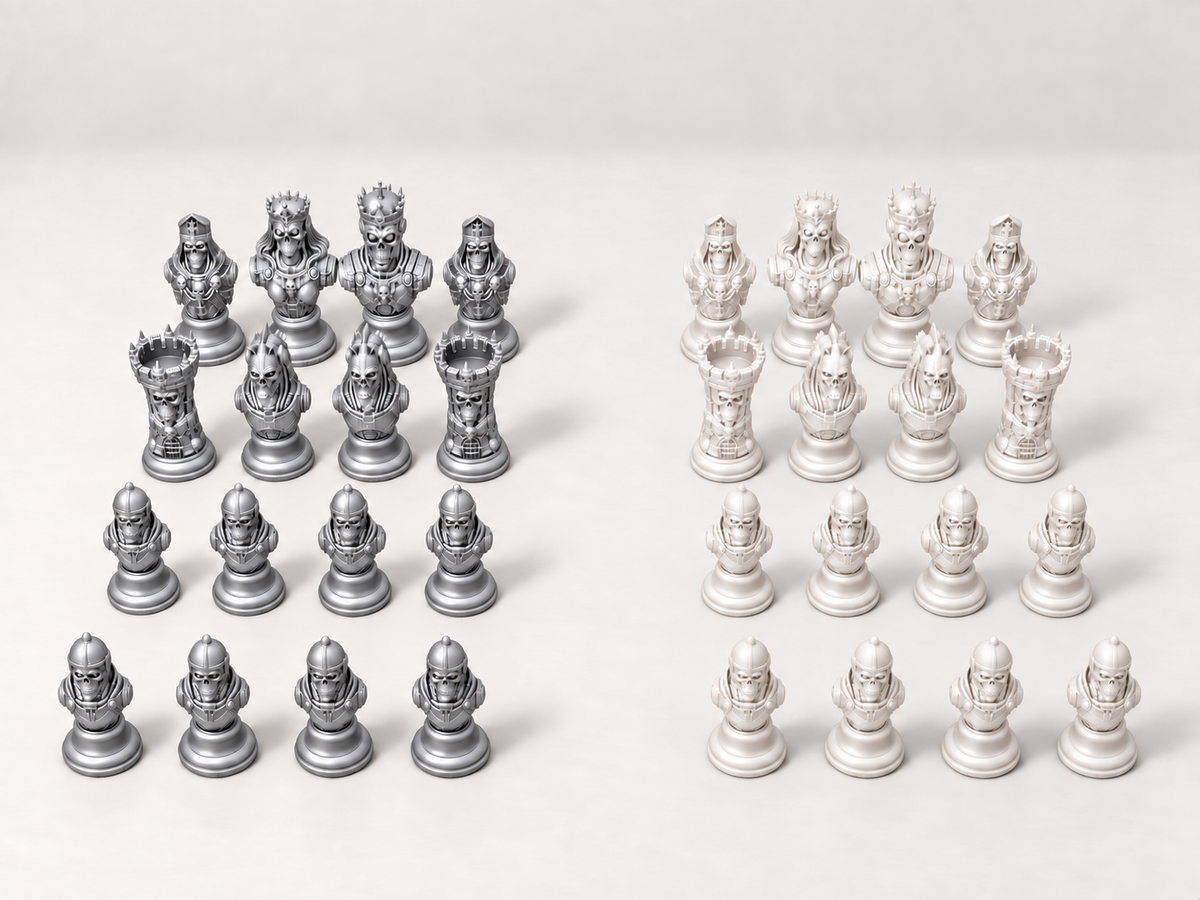 Dominion of Bone & Steel – Schachfigurenset mit 32 Figuren – Ansicht 9