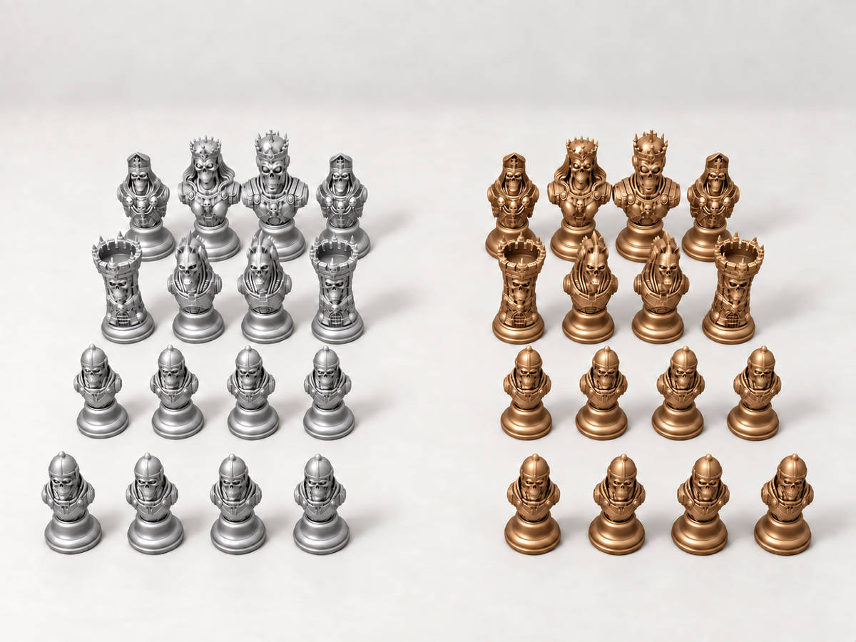Dominion of Bone & Steel – Schachfigurenset mit 32 Figuren – Ansicht 10