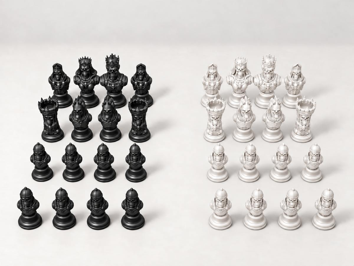 Dominion of Bone & Steel – Schachfigurenset mit 32 Figuren – Ansicht 11
