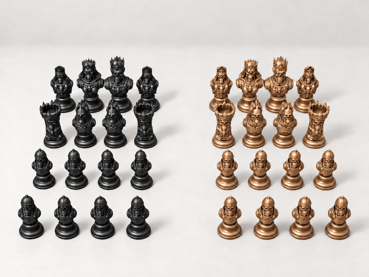Dominion of Bone & Steel – Schachfigurenset mit 32 Figuren – Ansicht 12