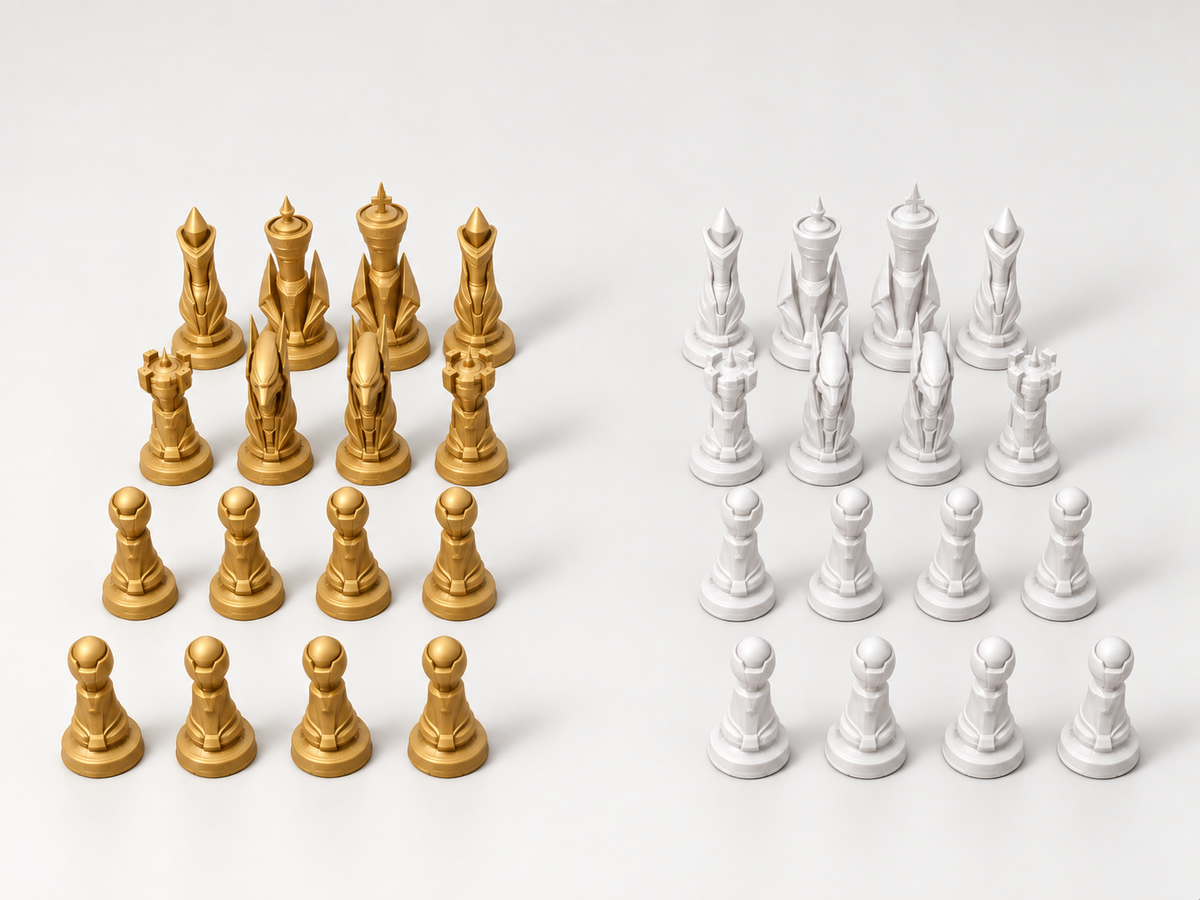 ION CORE – Schachfigurenset mit 32 Figuren – Ansicht 6