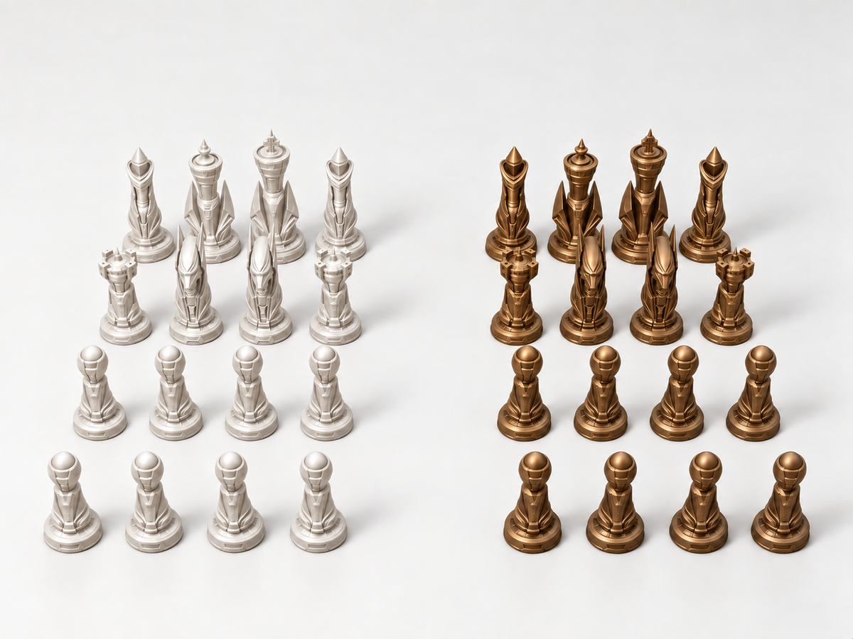 ION CORE – Schachfigurenset mit 32 Figuren – Ansicht 13