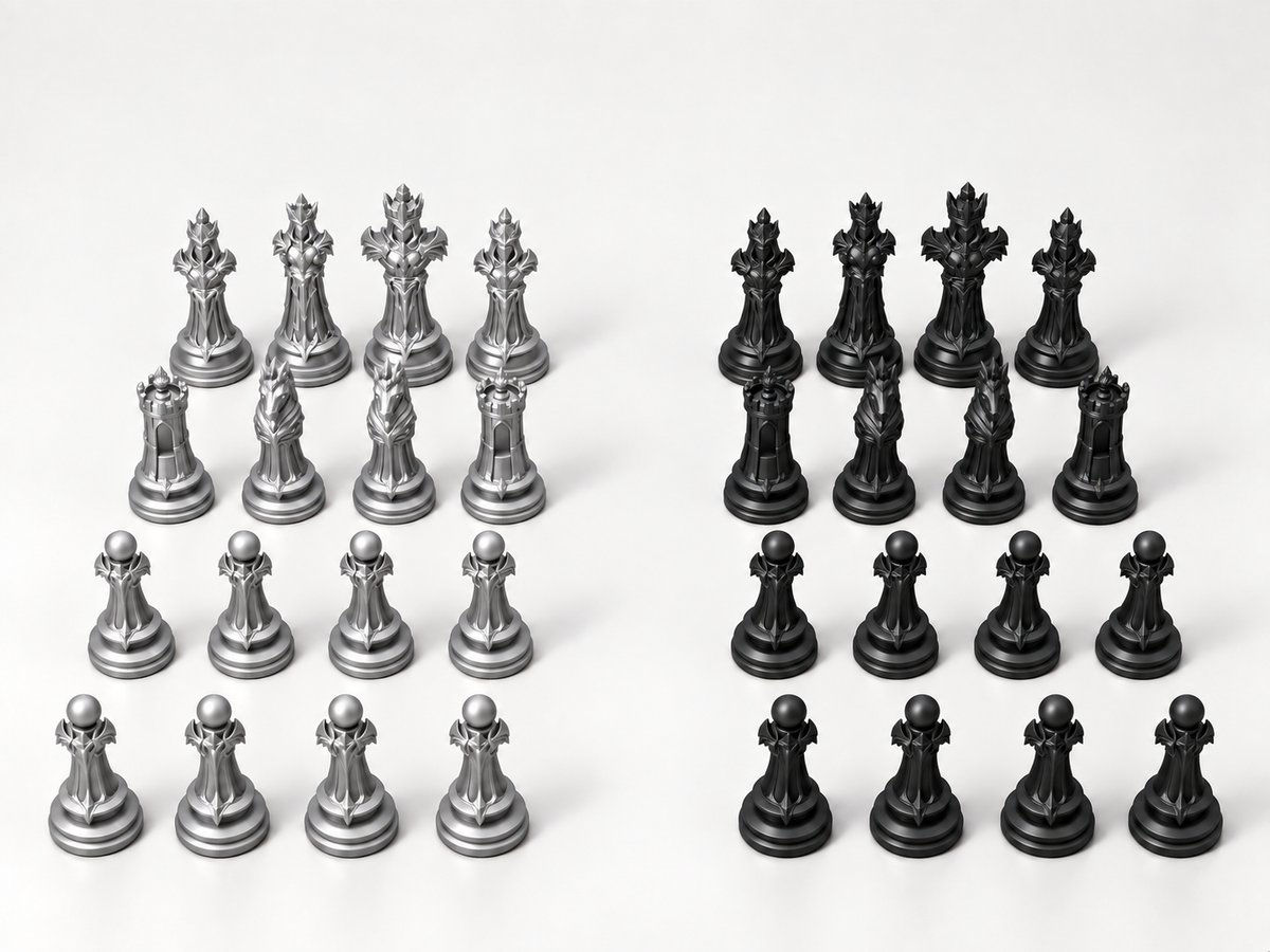 Shadowbreaker Legion – Schachfigurenset mit 32 Figuren – Ansicht 8