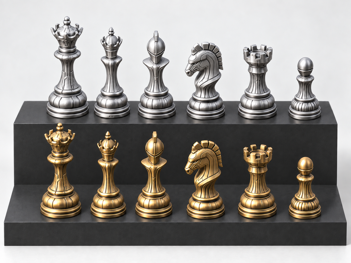 Firewall Frontlines – Schachfigurenset mit 32 Figuren – Ansicht 1