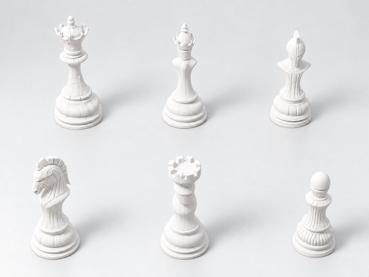 Firewall Frontlines – Schachfigurenset mit 32 Figuren – Ansicht 2