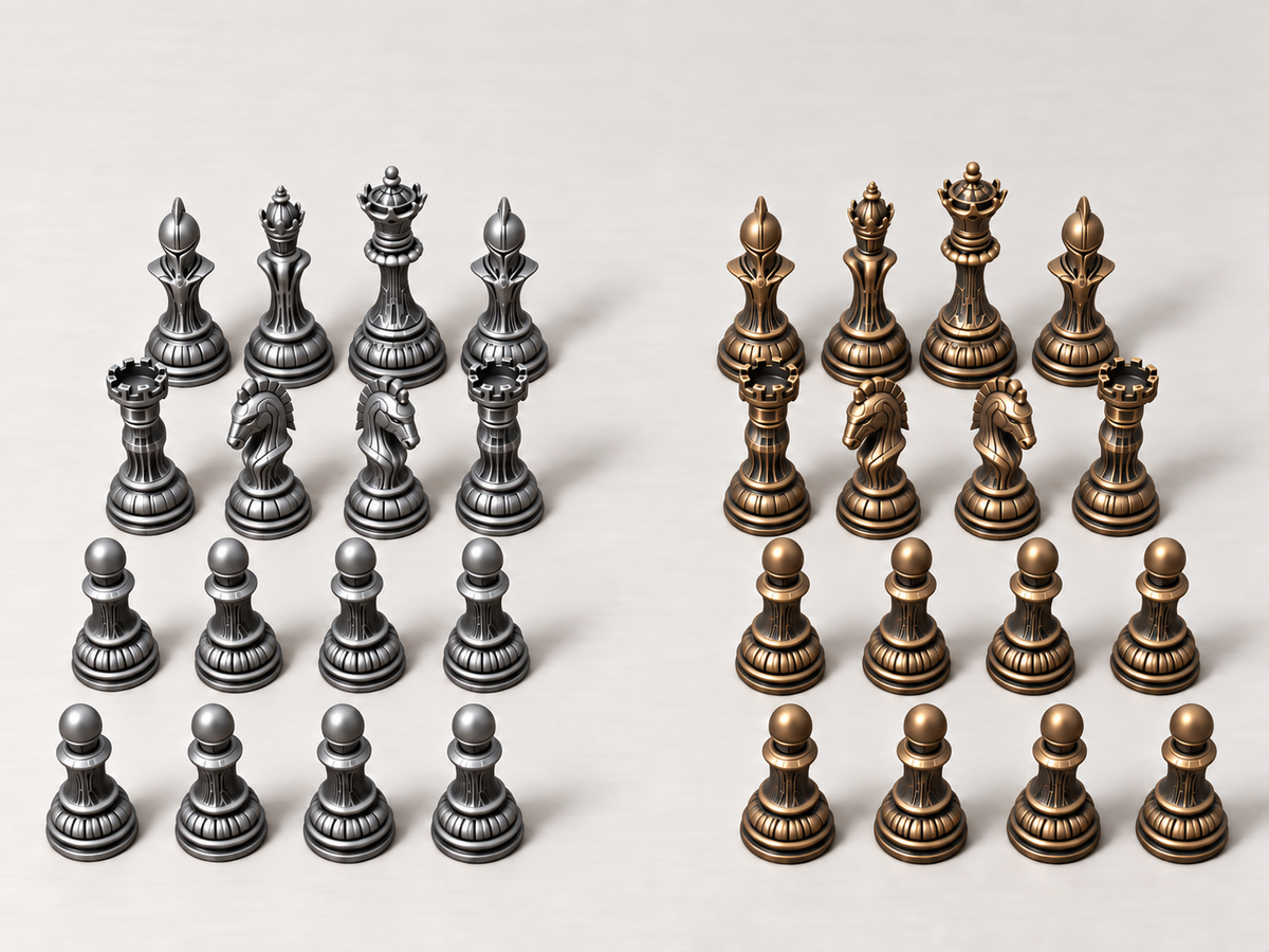 Firewall Frontlines – Schachfigurenset mit 32 Figuren – Ansicht 3