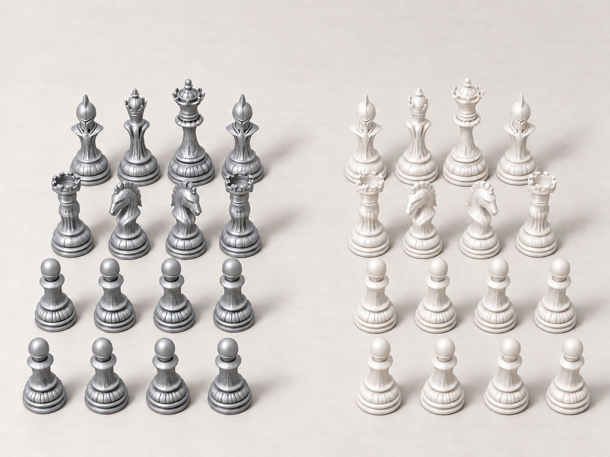 Firewall Frontlines – Schachfigurenset mit 32 Figuren – Ansicht 9
