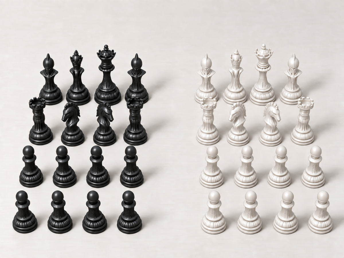 Firewall Frontlines – Schachfigurenset mit 32 Figuren – Ansicht 11