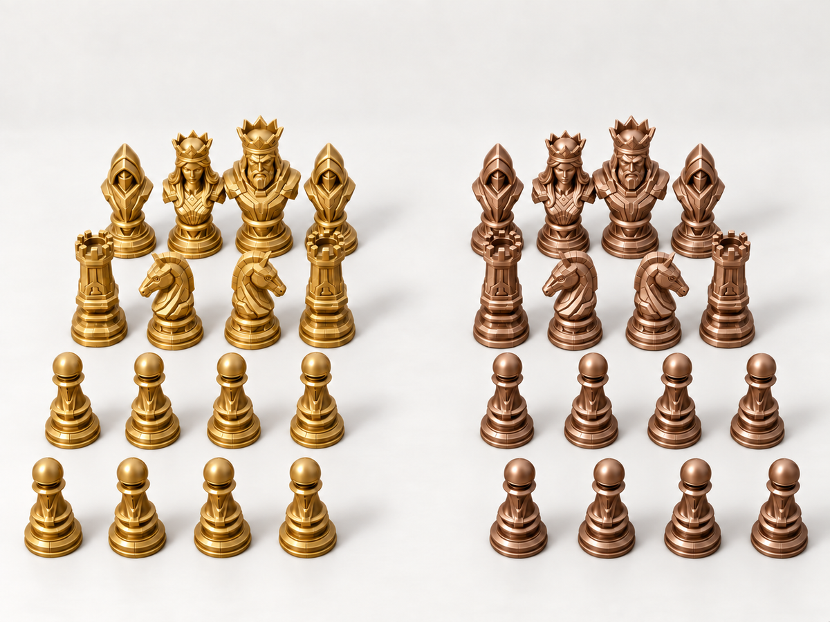 Eternium – Schachfigurenset mit 32 Figuren – Ansicht 7