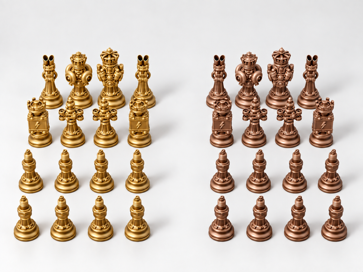 Carparts Legion – Schachfigurenset mit 32 Figuren – Ansicht 7