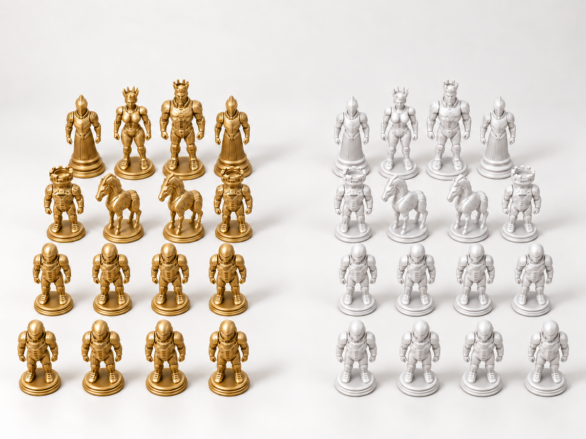 Kronos 2185 – Schachfigurenset mit 32 Figuren – Ansicht 6