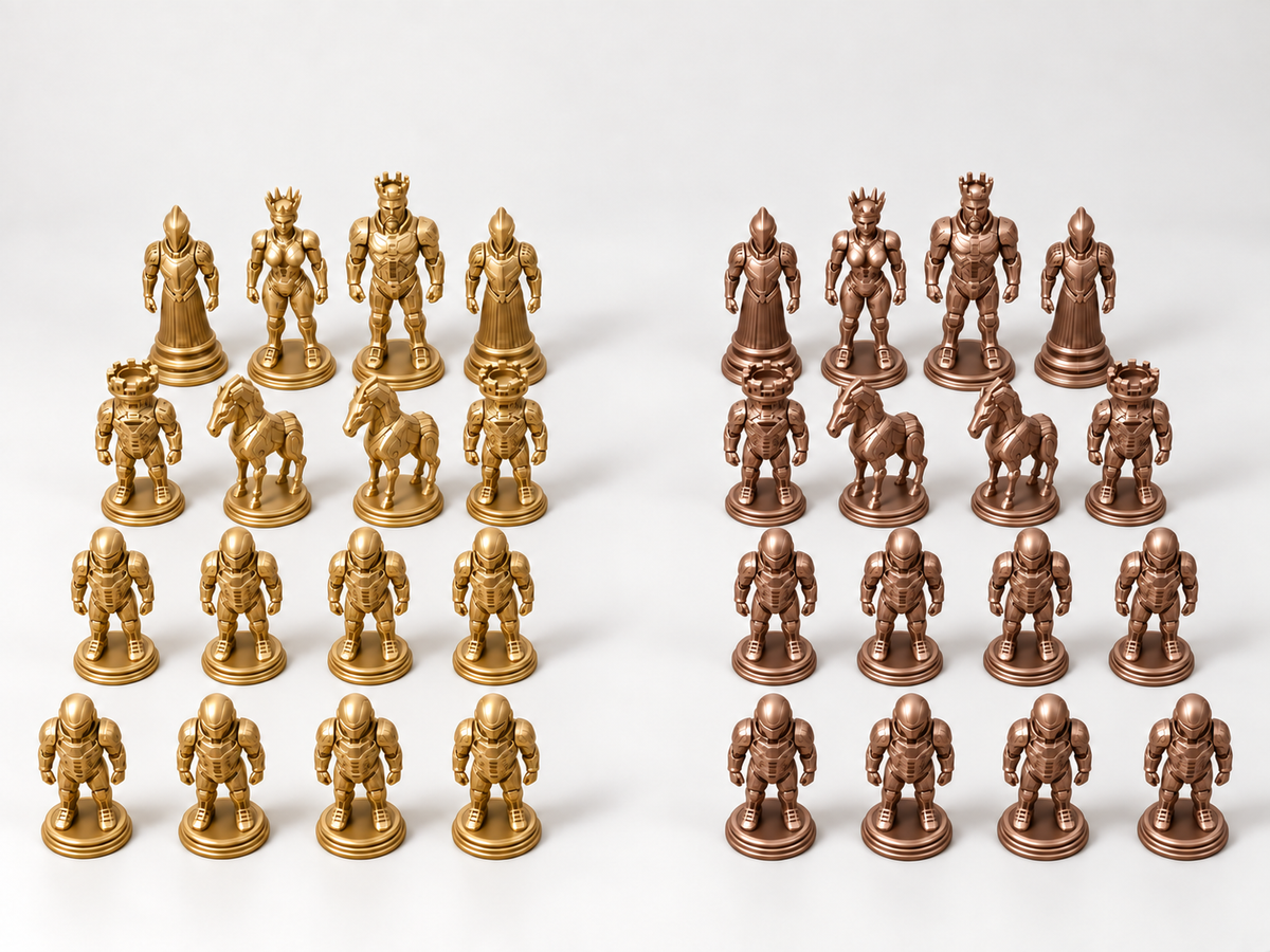 Kronos 2185 – Schachfigurenset mit 32 Figuren – Ansicht 7