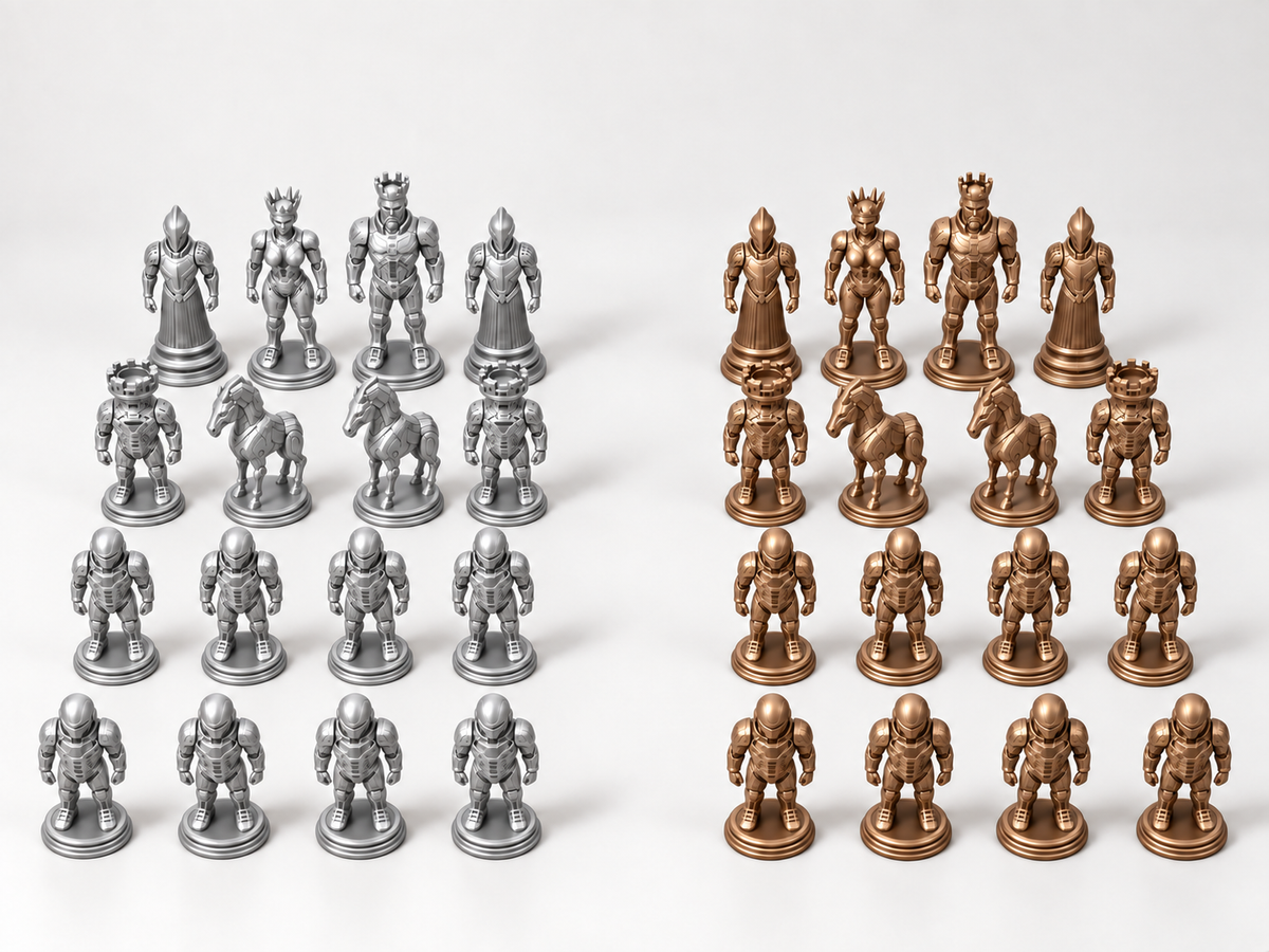 Kronos 2185 – Schachfigurenset mit 32 Figuren – Ansicht 10