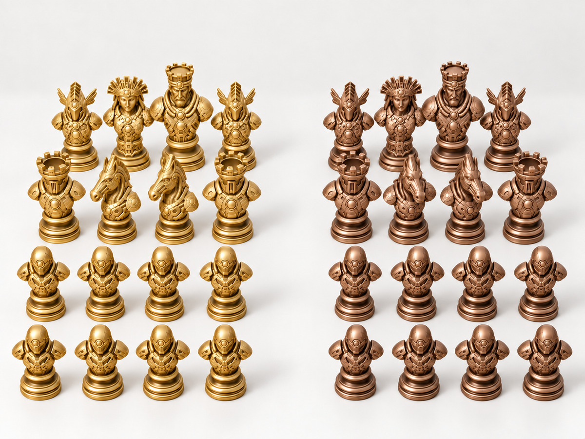 Relics of the New Dawn – Schachfigurenset mit 32 Figuren – Ansicht 7
