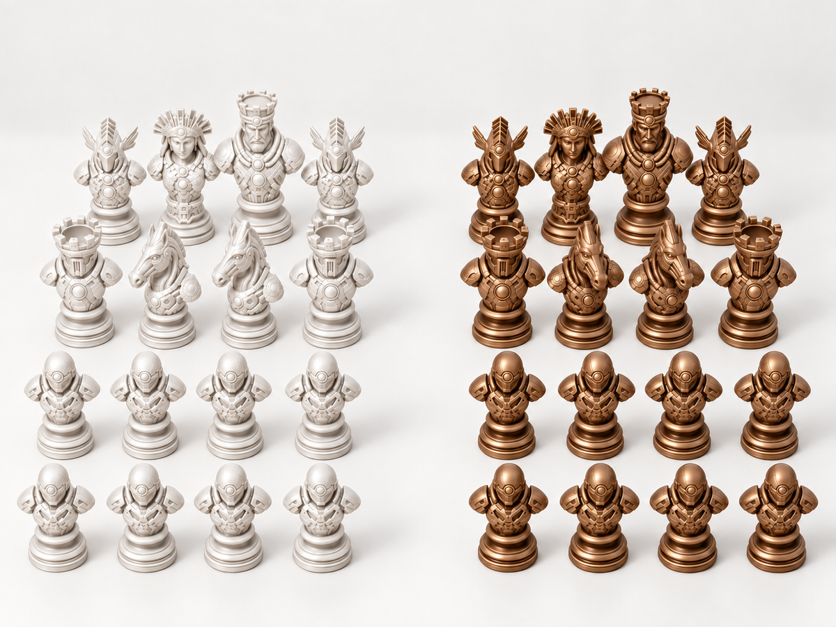 Relics of the New Dawn – Schachfigurenset mit 32 Figuren – Ansicht 13