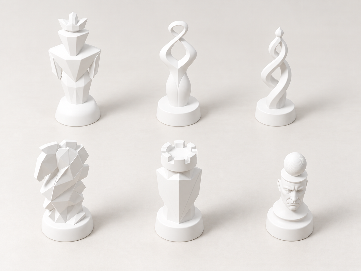 Emotions – Schachfigurenset mit 32 Figuren – Ansicht 2