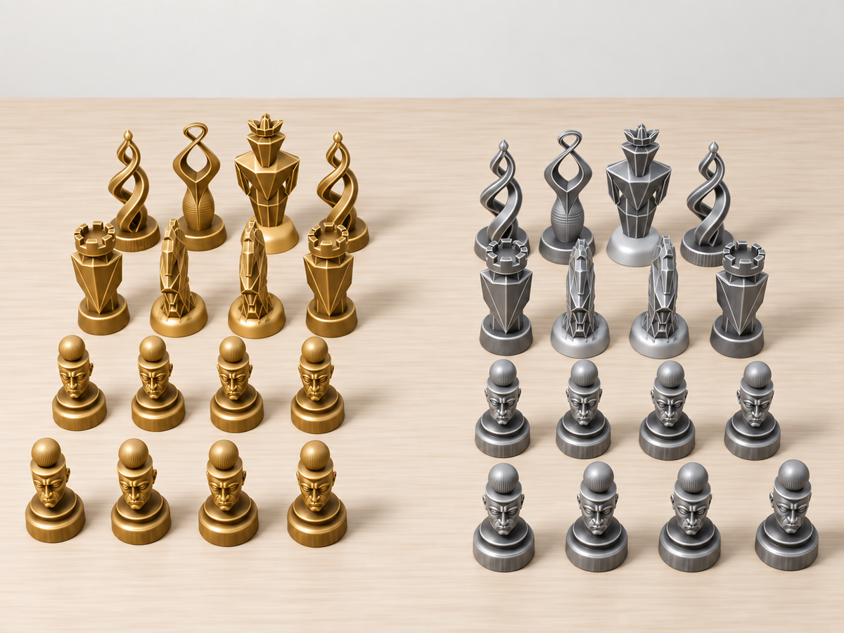 Emotions – Schachfigurenset mit 32 Figuren – Ansicht 4