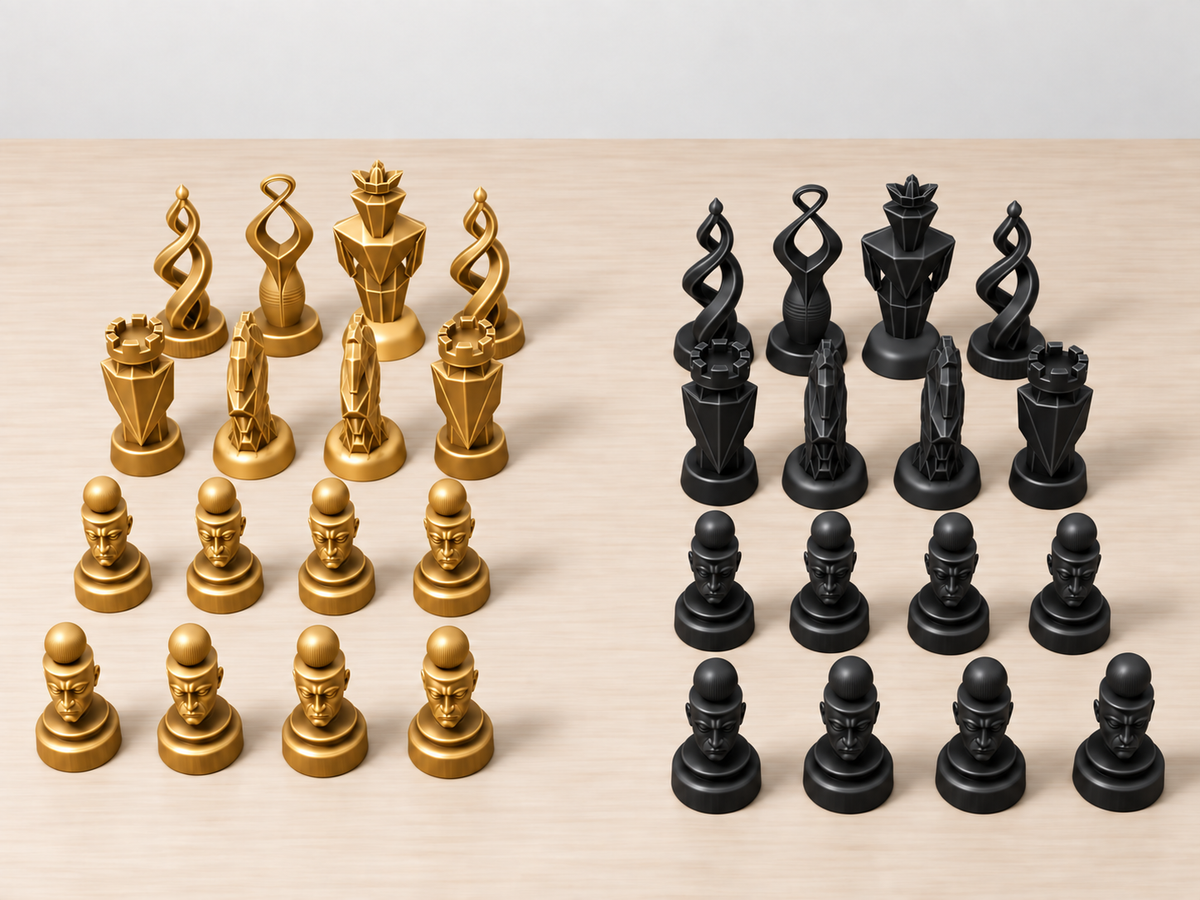Emotions – Schachfigurenset mit 32 Figuren – Ansicht 5