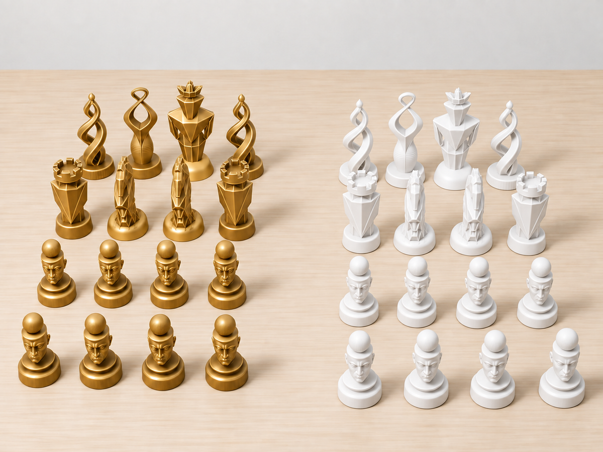 Emotions – Schachfigurenset mit 32 Figuren – Ansicht 6