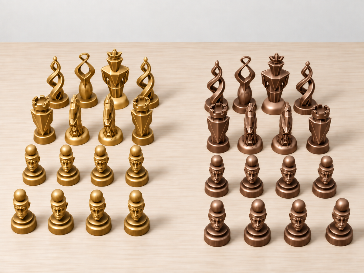 Emotions – Schachfigurenset mit 32 Figuren – Ansicht 7
