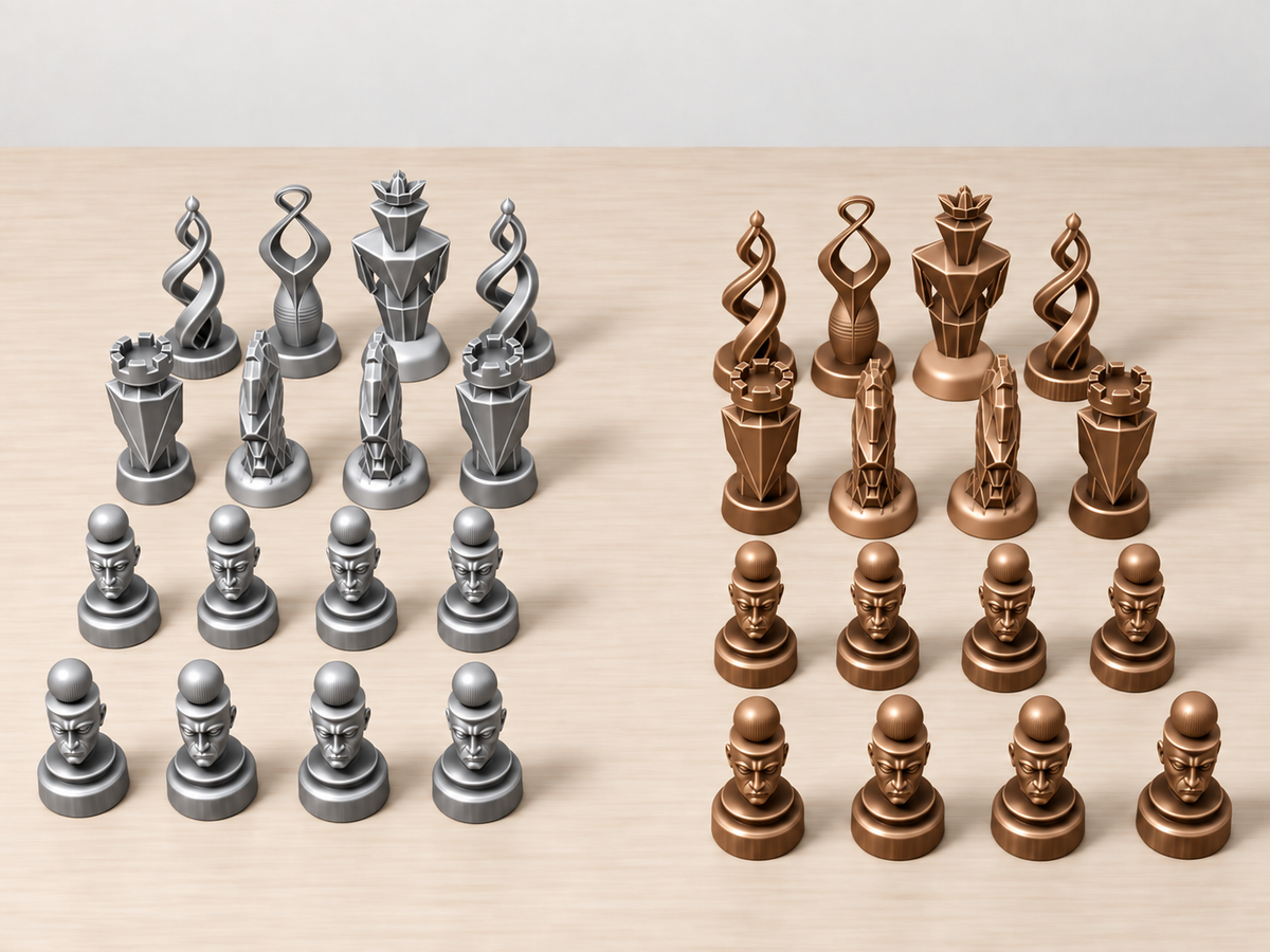 Emotions – Schachfigurenset mit 32 Figuren – Ansicht 10