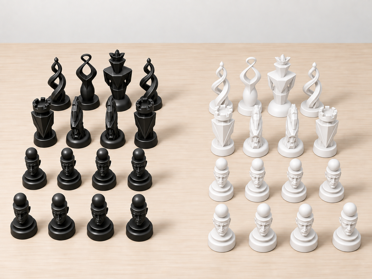 Emotions – Schachfigurenset mit 32 Figuren – Ansicht 11