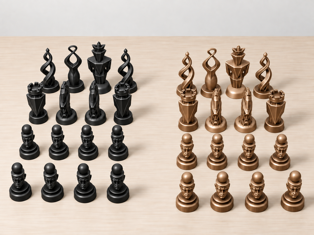 Emotions – Schachfigurenset mit 32 Figuren – Ansicht 12