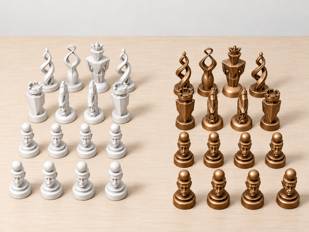 Emotions – Schachfigurenset mit 32 Figuren – Ansicht 13