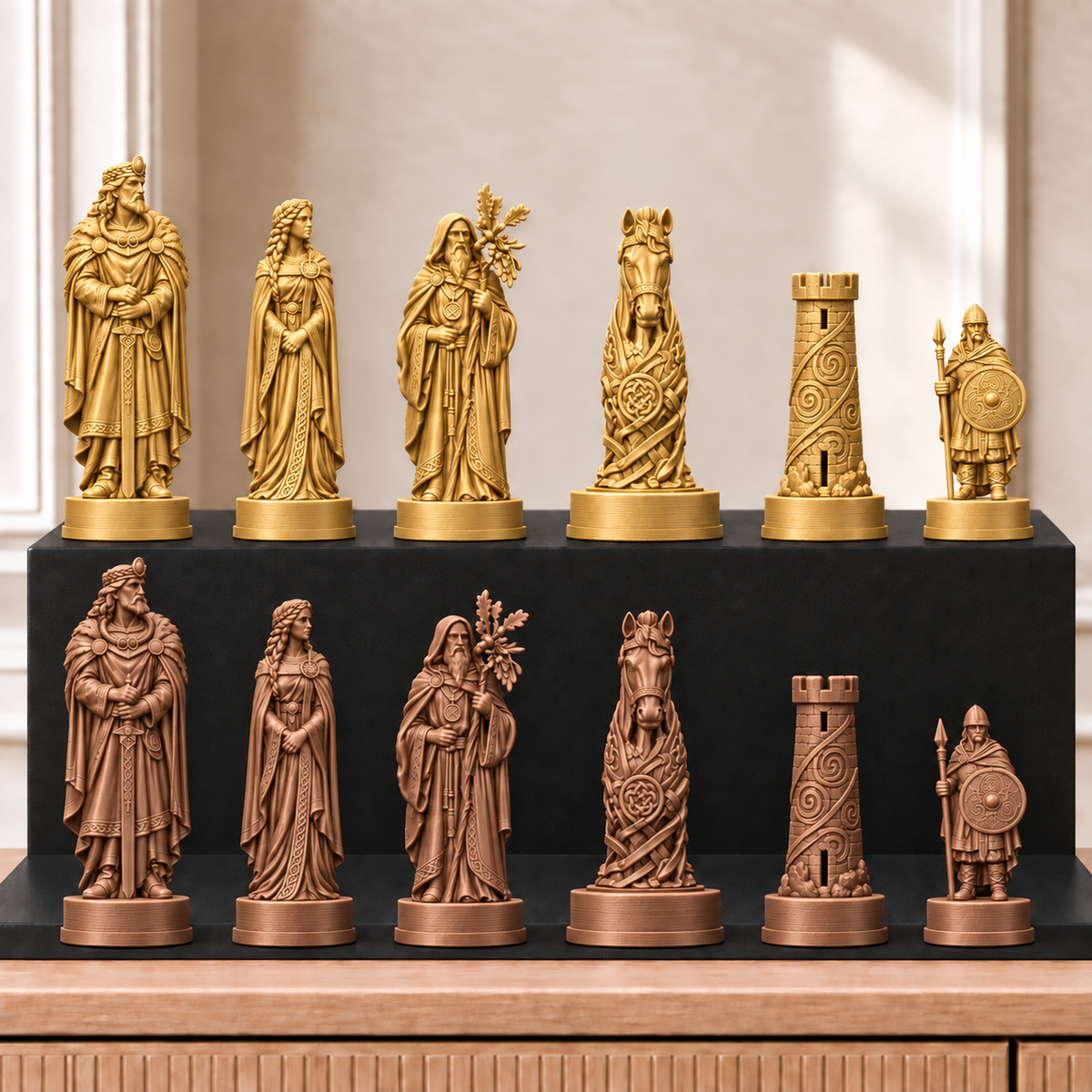 Kelten – thematisches Schachfigurenset mit 32 Figuren – Ansicht 7