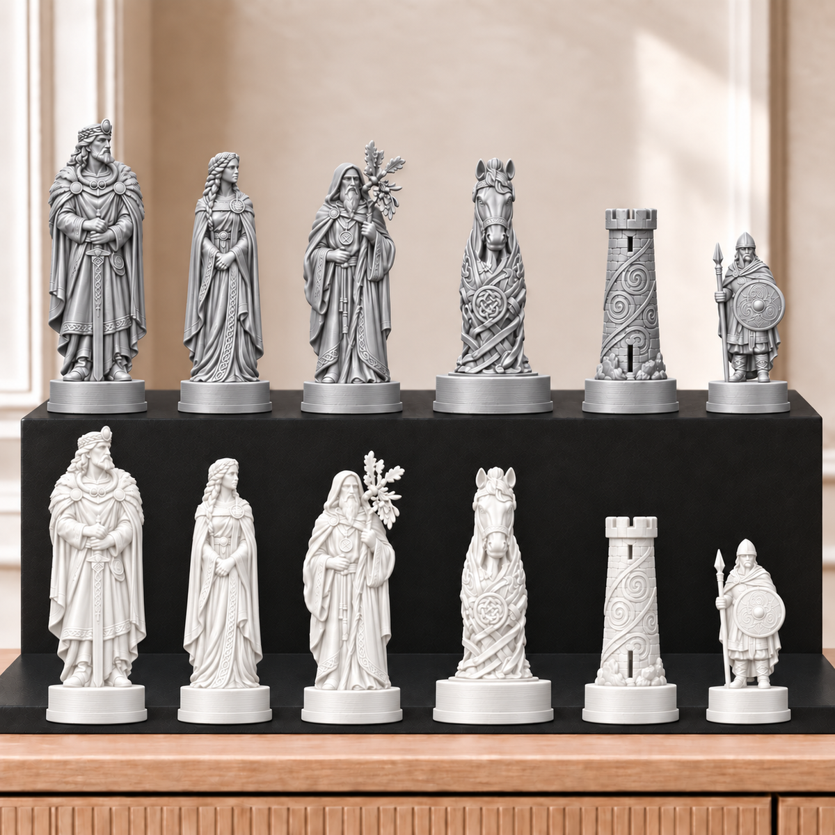Kelten – thematisches Schachfigurenset mit 32 Figuren – Ansicht 9
