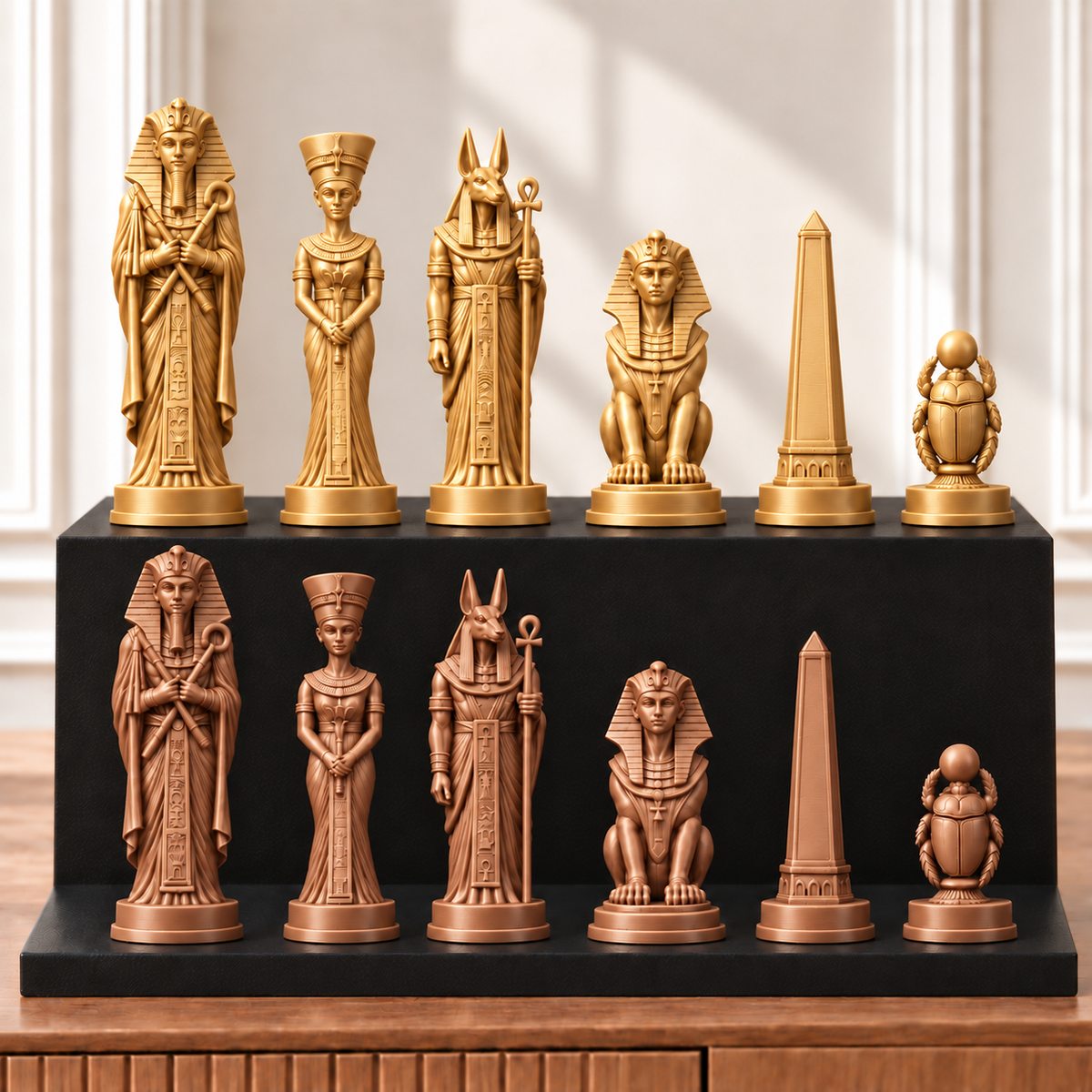 Altes Ägypten – thematisches Schachfigurenset mit 32 Figuren – Ansicht 7