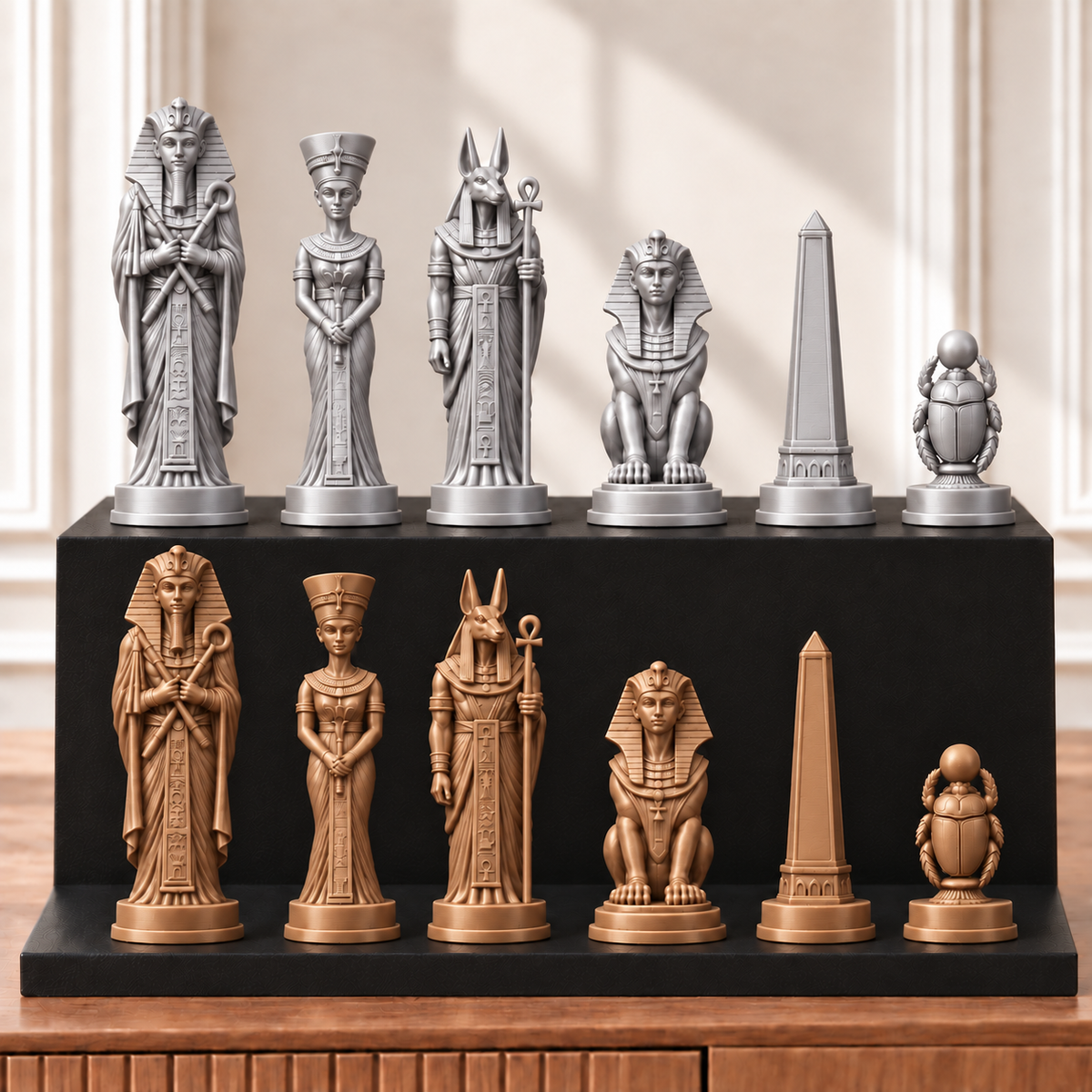 Altes Ägypten – thematisches Schachfigurenset mit 32 Figuren – Ansicht 10