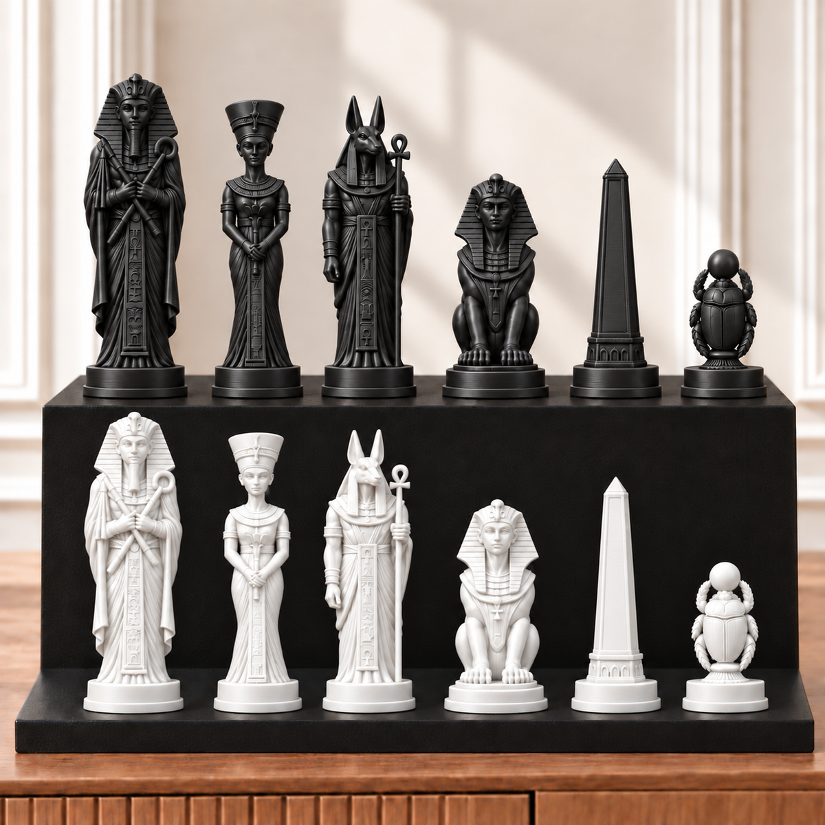 Altes Ägypten – thematisches Schachfigurenset mit 32 Figuren – Ansicht 11