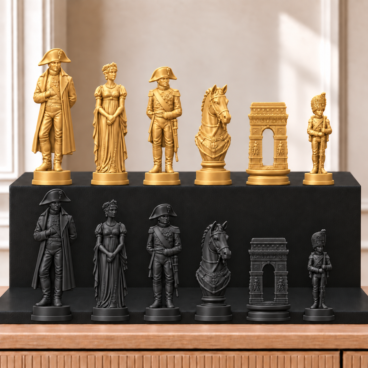 Napoleon – thematisches Schachfigurenset mit 32 Figuren – Ansicht 5