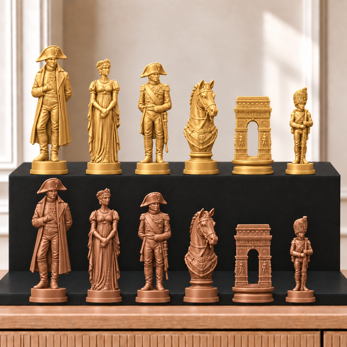 Napoleon – thematisches Schachfigurenset mit 32 Figuren – Ansicht 7