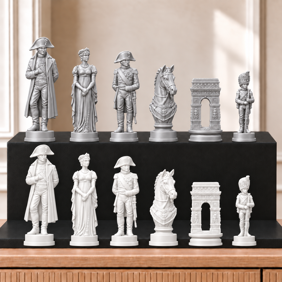 Napoleon – thematisches Schachfigurenset mit 32 Figuren – Ansicht 9