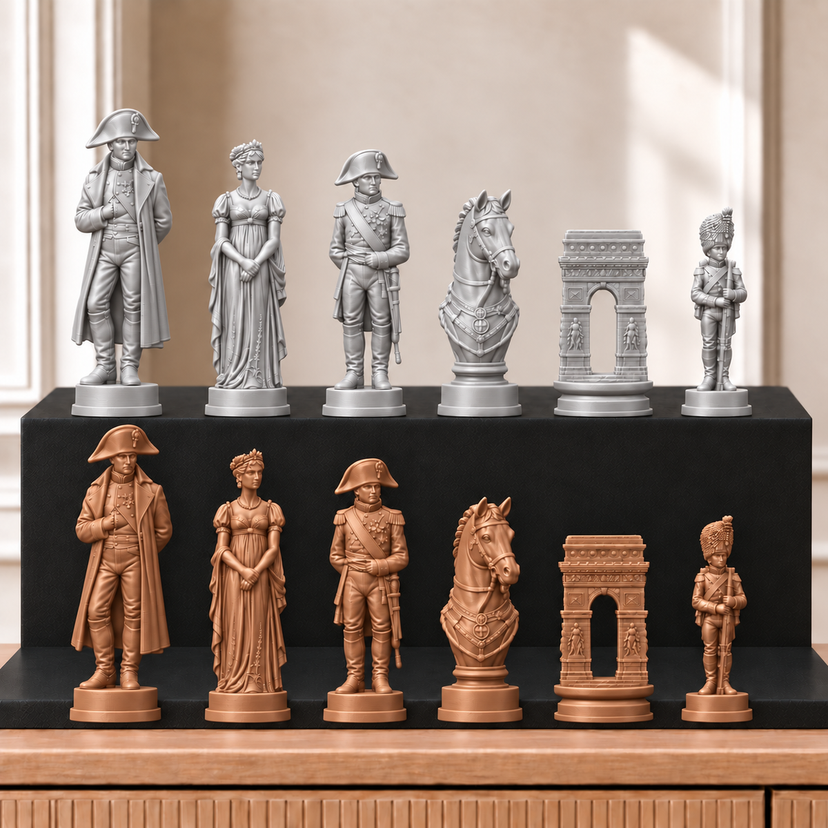 Napoleon – thematisches Schachfigurenset mit 32 Figuren – Ansicht 10