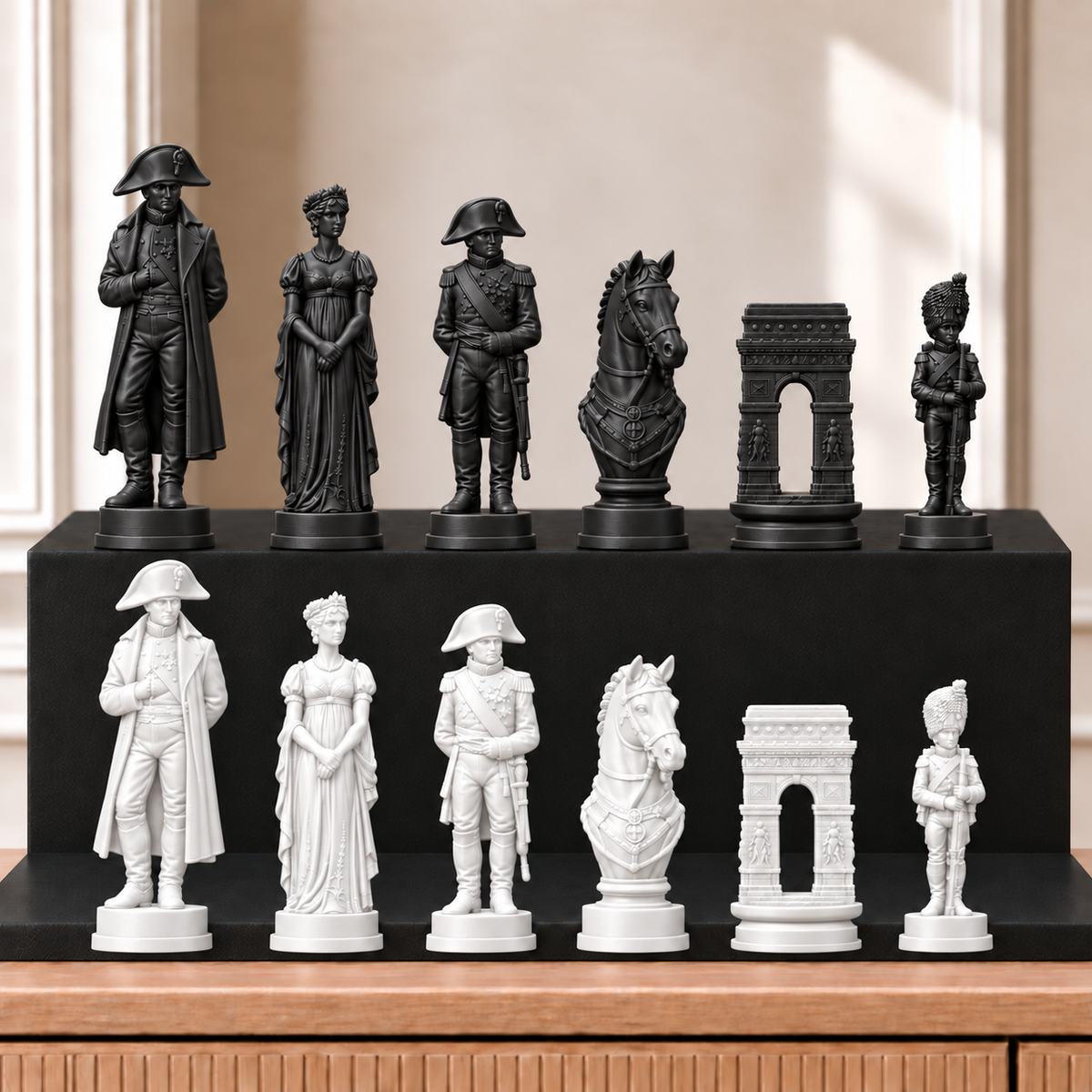 Napoleon – thematisches Schachfigurenset mit 32 Figuren – Ansicht 11