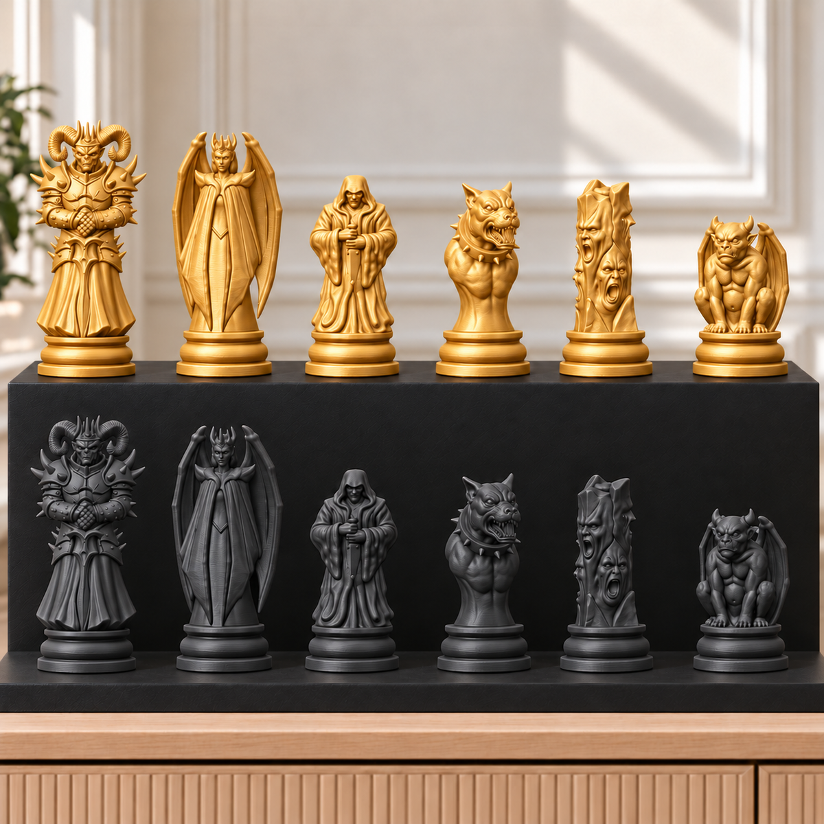 Evil – Dämonen-Schachset mit 32 Figuren – Ansicht 5