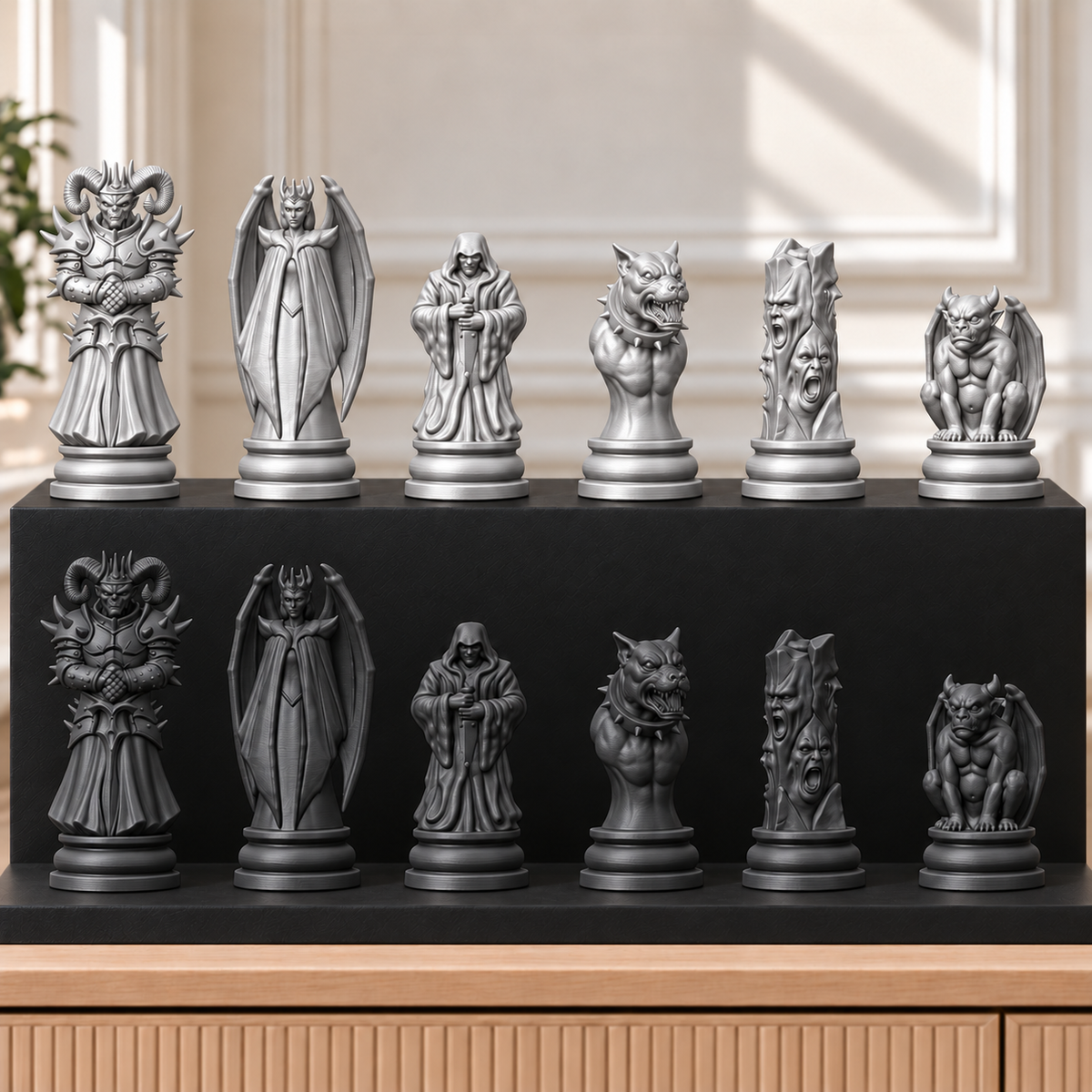 Evil – Dämonen-Schachset mit 32 Figuren – Ansicht 8