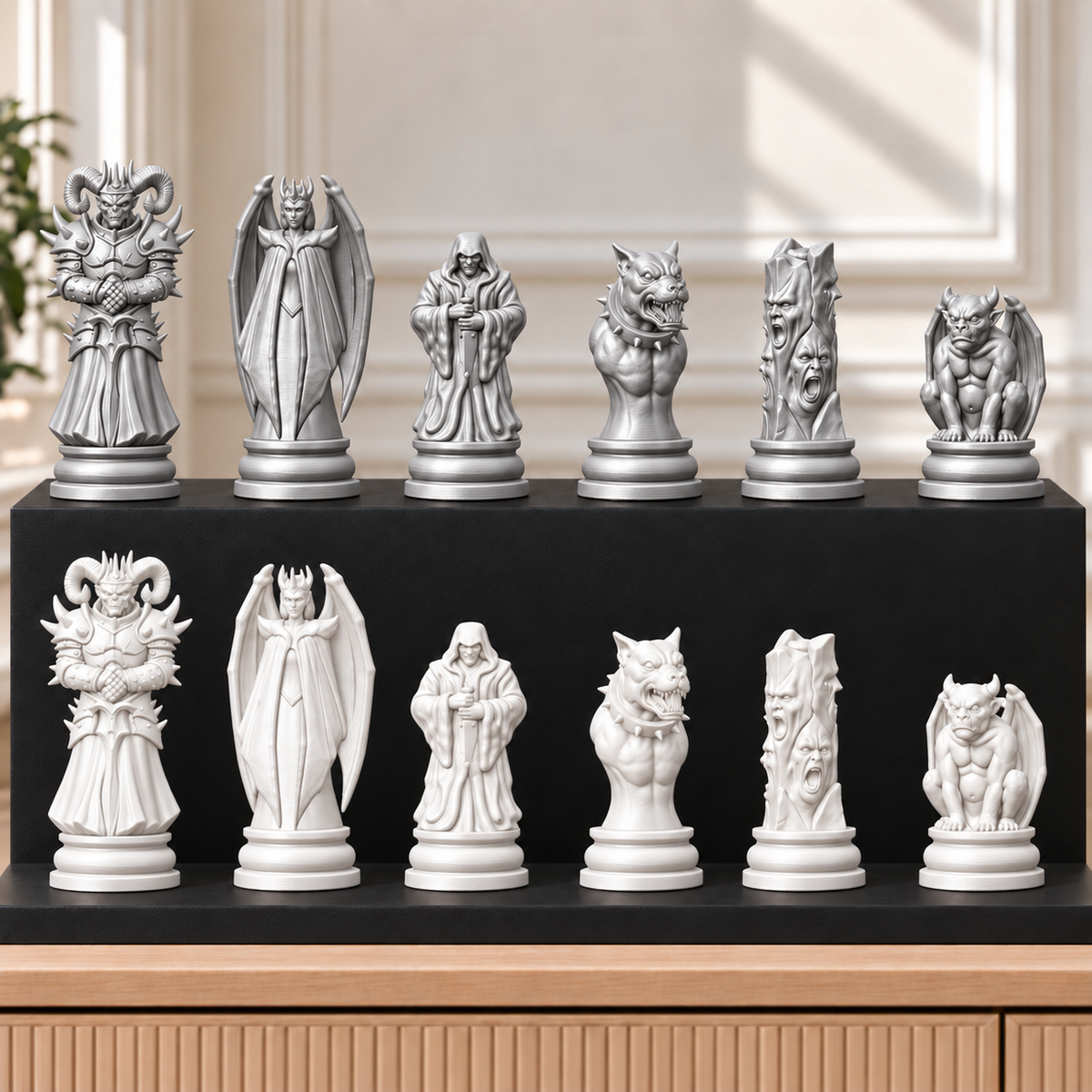 Evil – Dämonen-Schachset mit 32 Figuren – Ansicht 9