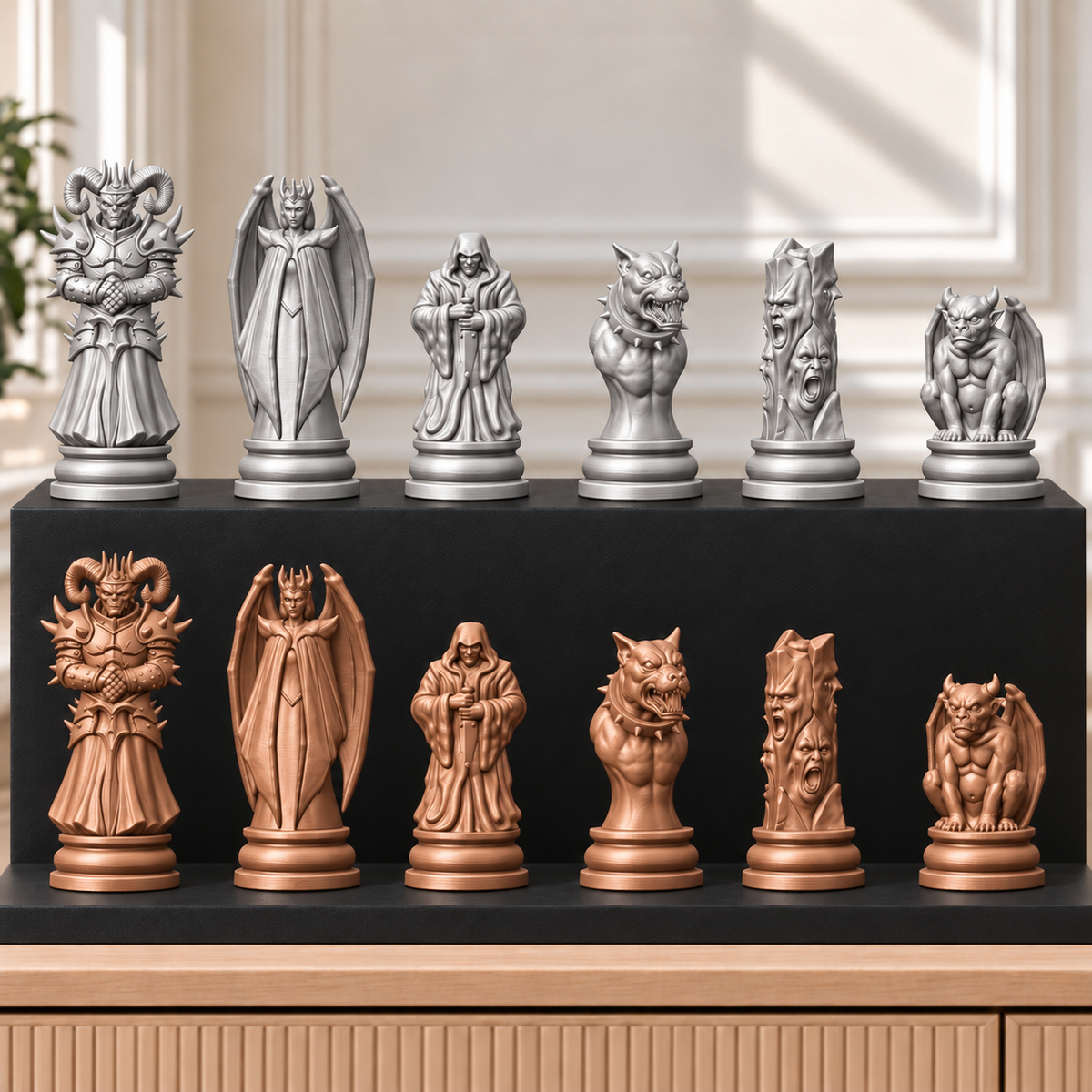 Evil – Dämonen-Schachset mit 32 Figuren – Ansicht 10