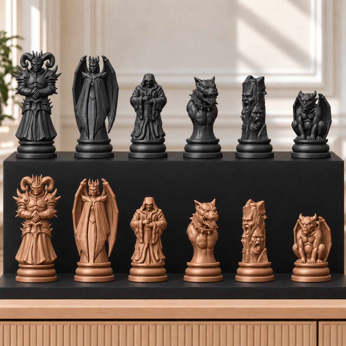 Evil – Dämonen-Schachset mit 32 Figuren – Ansicht 12