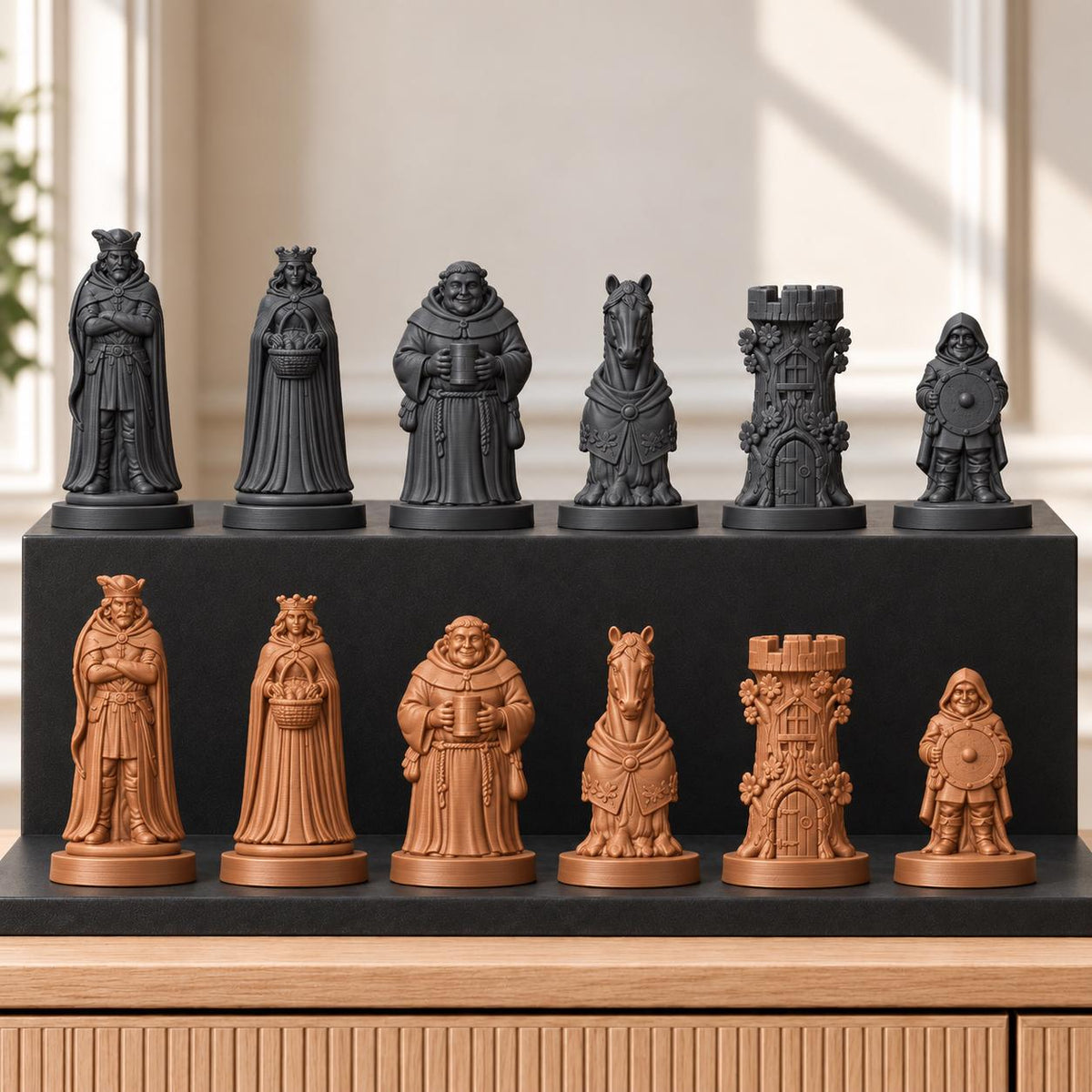 Robin Hood – thematisches Schachfigurenset mit 32 Figuren – Ansicht 12