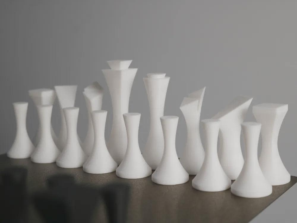 Minimalistische Schachfiguren Set – Ansicht 2