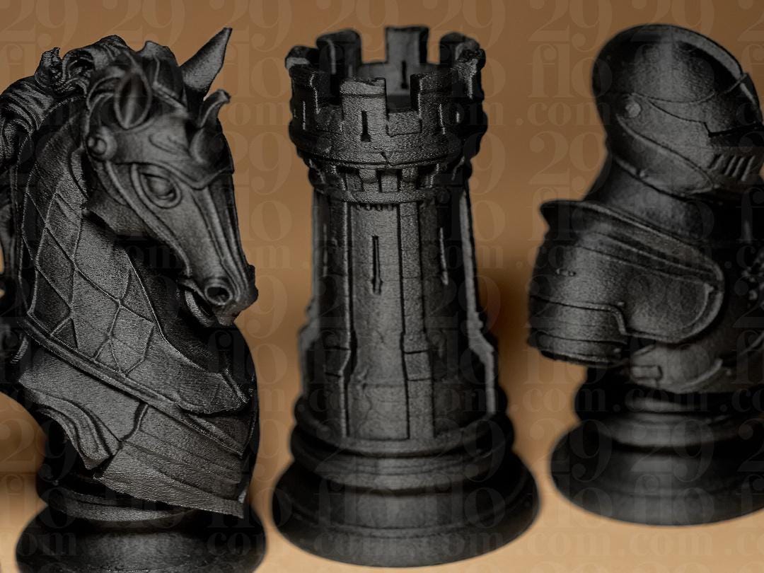 Mittelalter Schachfiguren Set – Ansicht 5