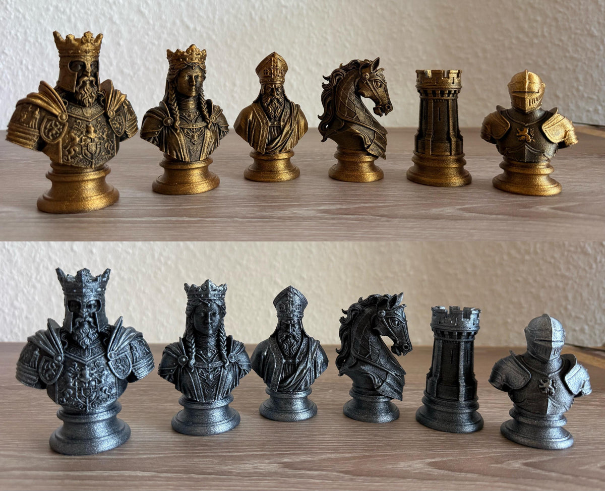 Mittelalter Schachfiguren Set – Ansicht 6