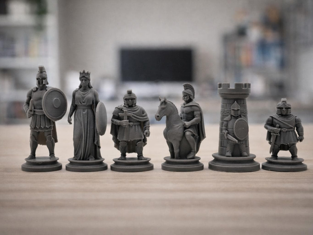 Sparta-Krieger-Schachfigurenset – komplettes 32-teiliges Schachset – Ansicht 5