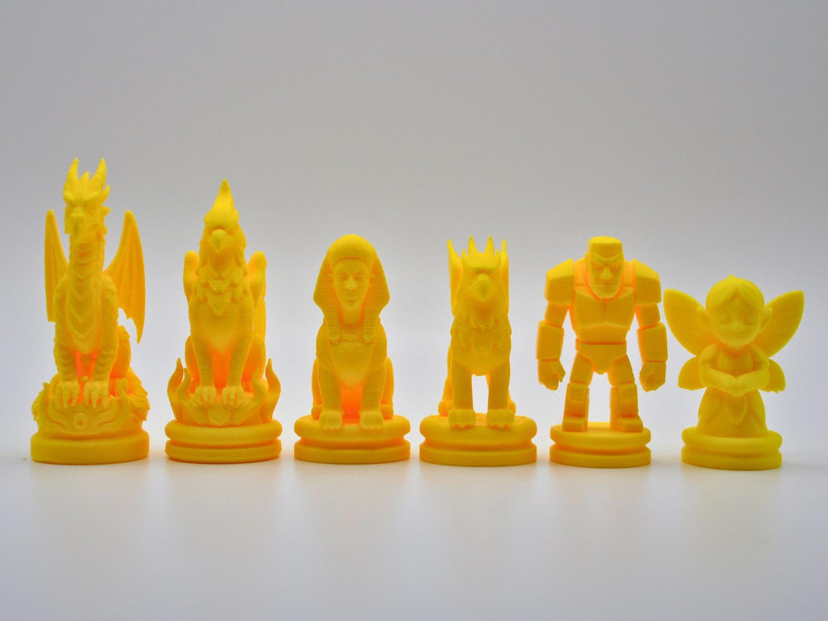 Mythische-Kreaturen-Schachfigurenset – komplettes 32-teiliges Schachset – Ansicht 5