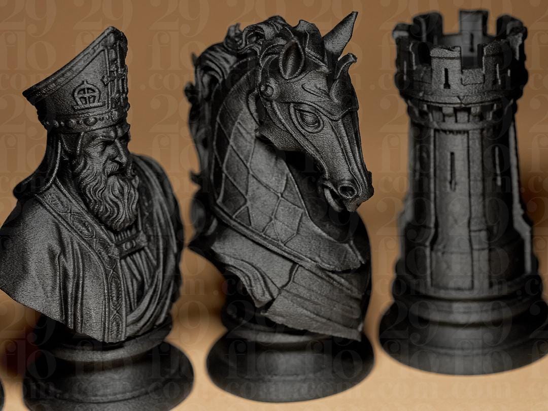 Mittelalter Schachfiguren Set – Ansicht 4